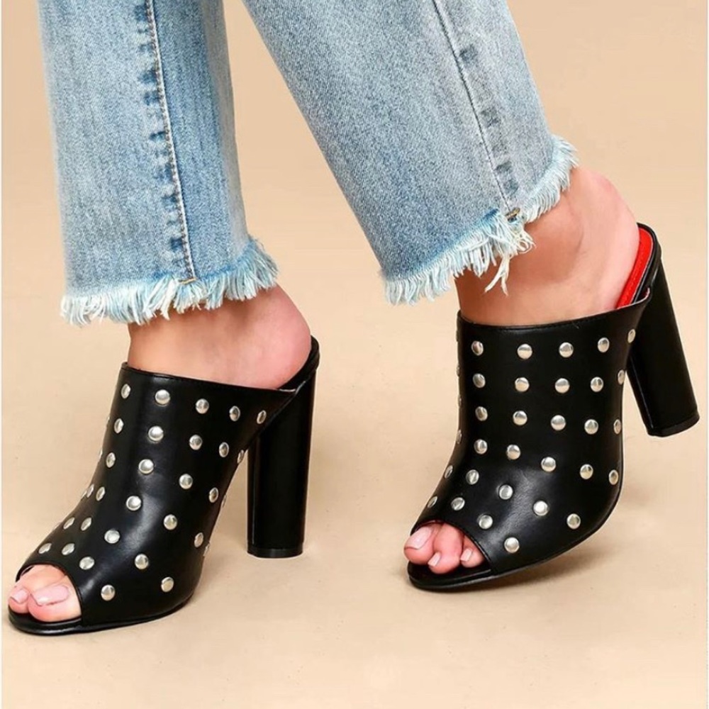 Lulus Studded Mules